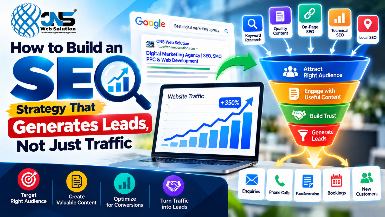 How to Build an SEO Strategy That Generates Leads, Not Just Traffic